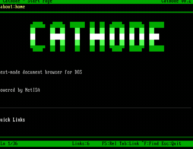 Animated: Cathode feature test page showing headings, bold, italic, code, lists, blockquotes, and horizontal rules